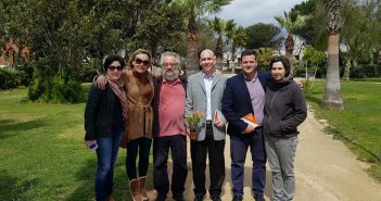 Visita de los representantes de Ciudadanos Roquetas de Mar