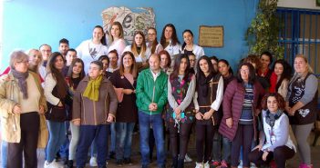 Sesión de peluquería y estética en el IES Abdera de Adra